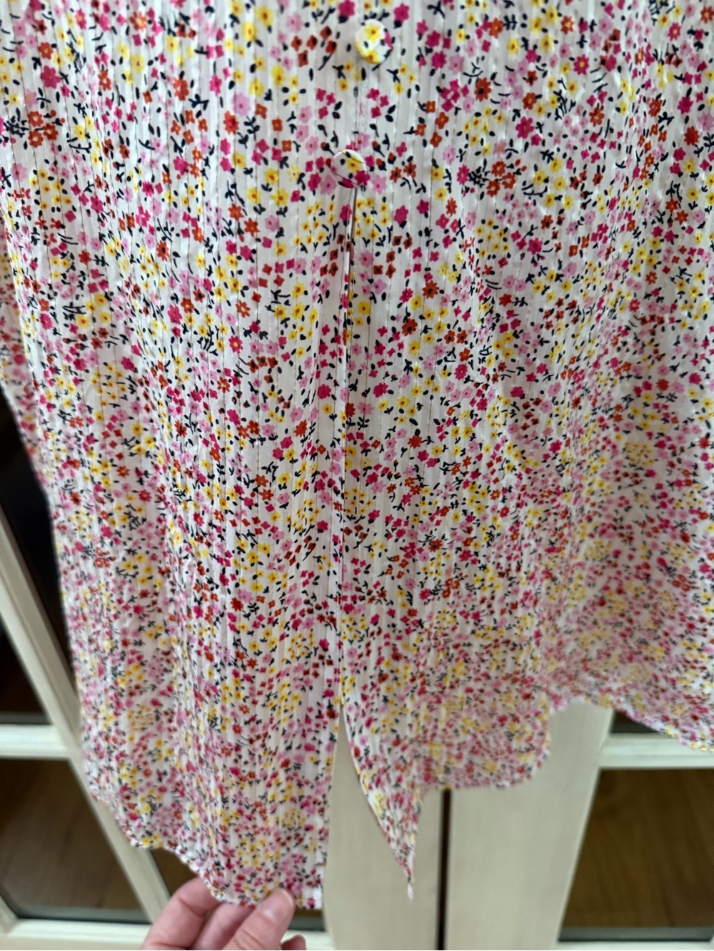 J. Crew Crinkle Viscose Short-Sleeve Midi Dress Size 8 - Picture 6 of 12